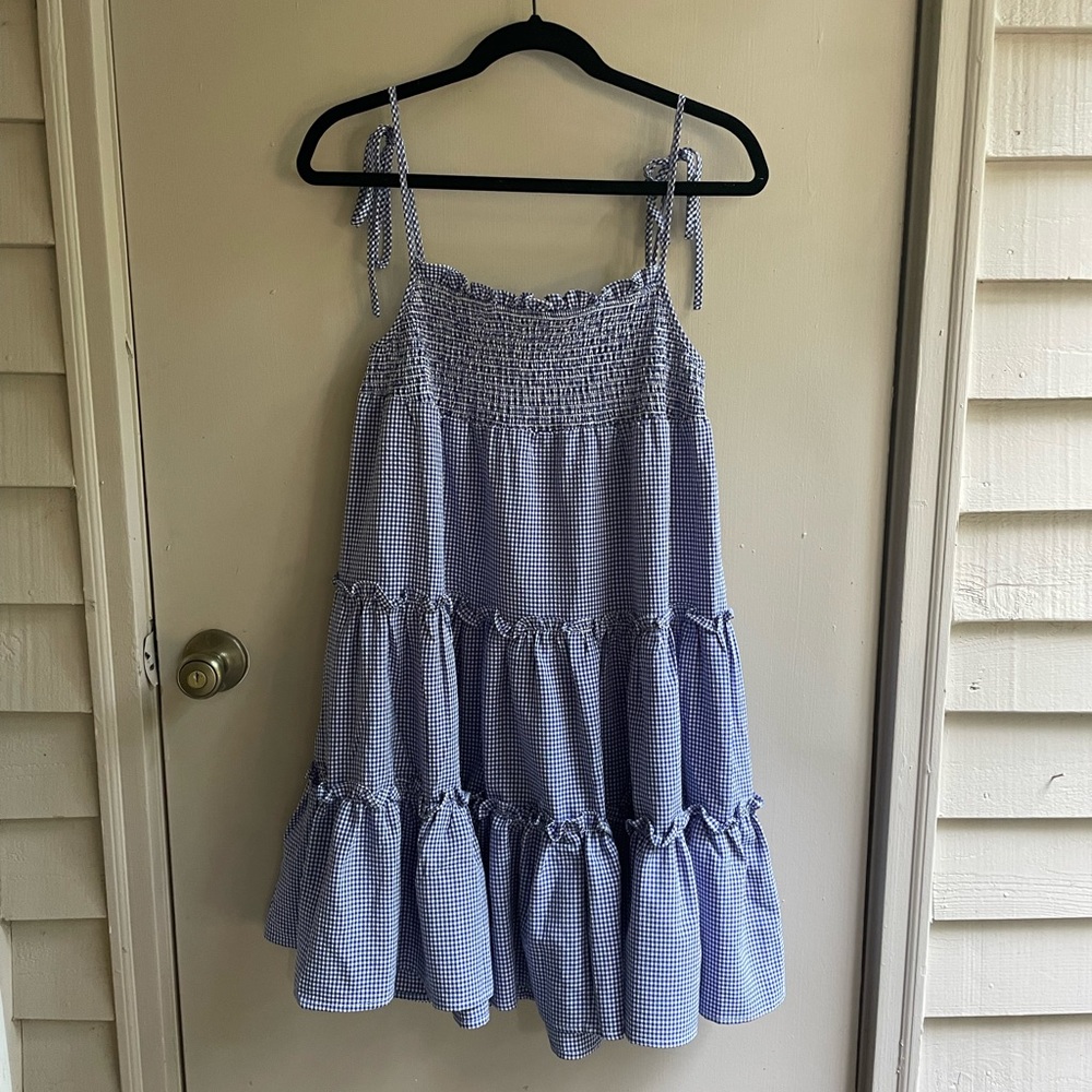 Baby-doll dress (picnic checkered)